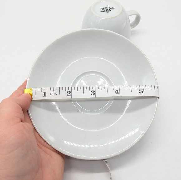 Truly Tasteful White Ceramic Tree Tea Cup & Saucer - Picture 8 of 9